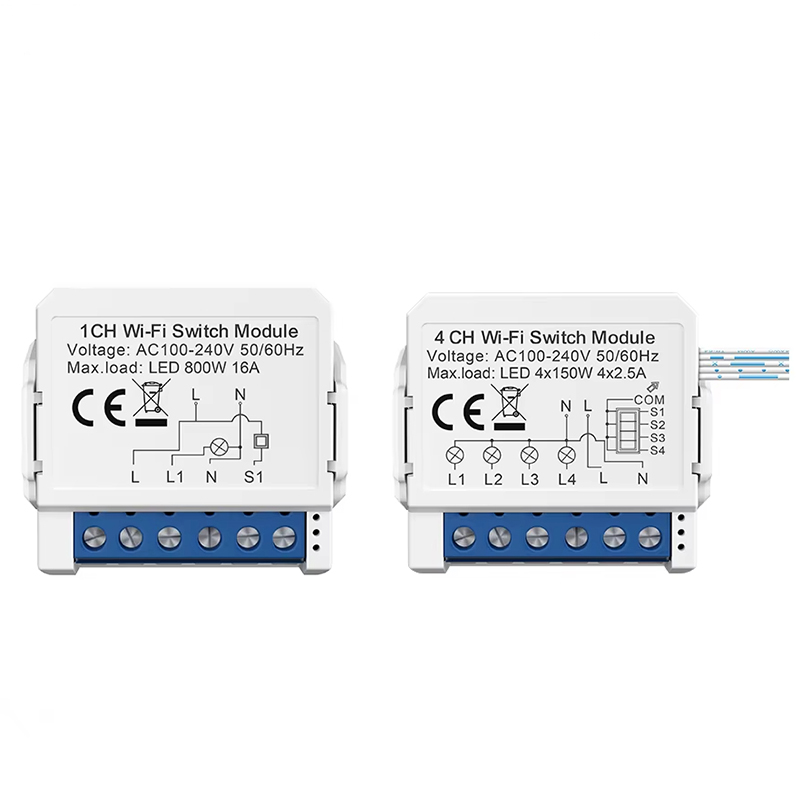 Tuya 4 Channel - WSM16 Tuya WiFi Modulo Smart Switch