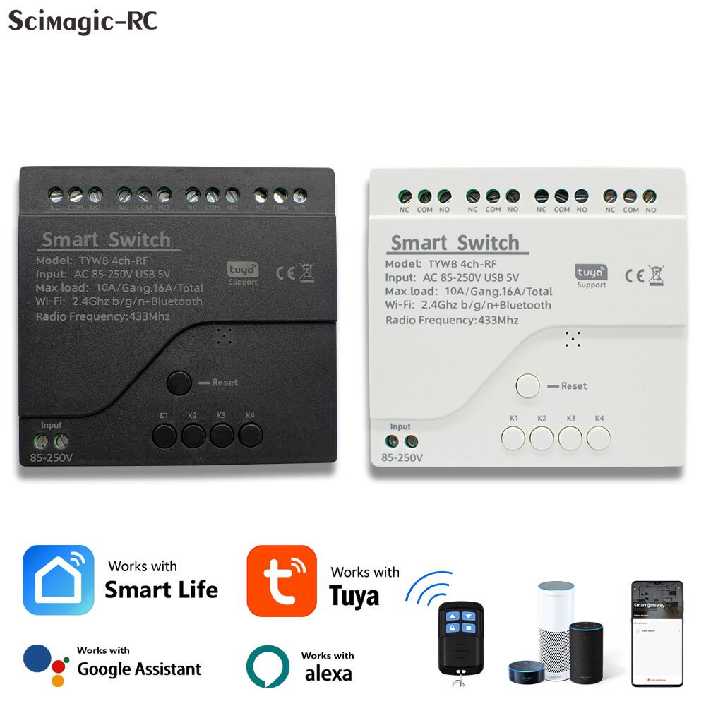 Tuya 4 Channel - 4CH Tuya Smart Wifi Switch Modulo