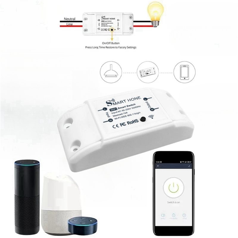 Smart Relay Tuya - Interruttore Intelligente AB33-4X Tuya Smart Home,