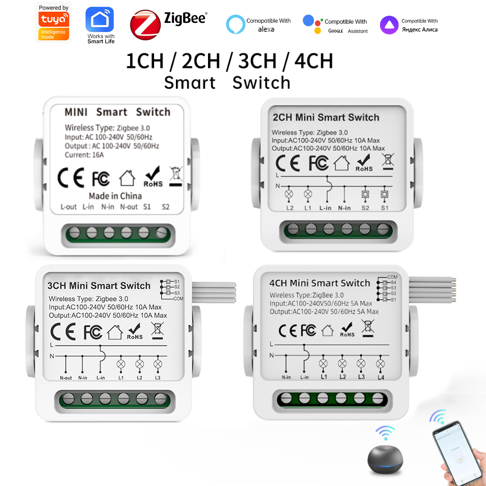 Smart Relay Tuya - Interruttore Intelligente Tuya Zigbee 3.0 a