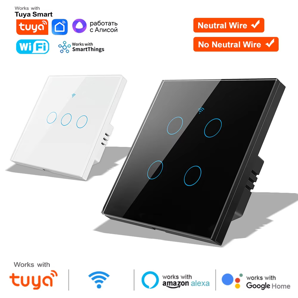 Smart Relay Tuya - Interruttore a Muro Smart Wireless WiFi