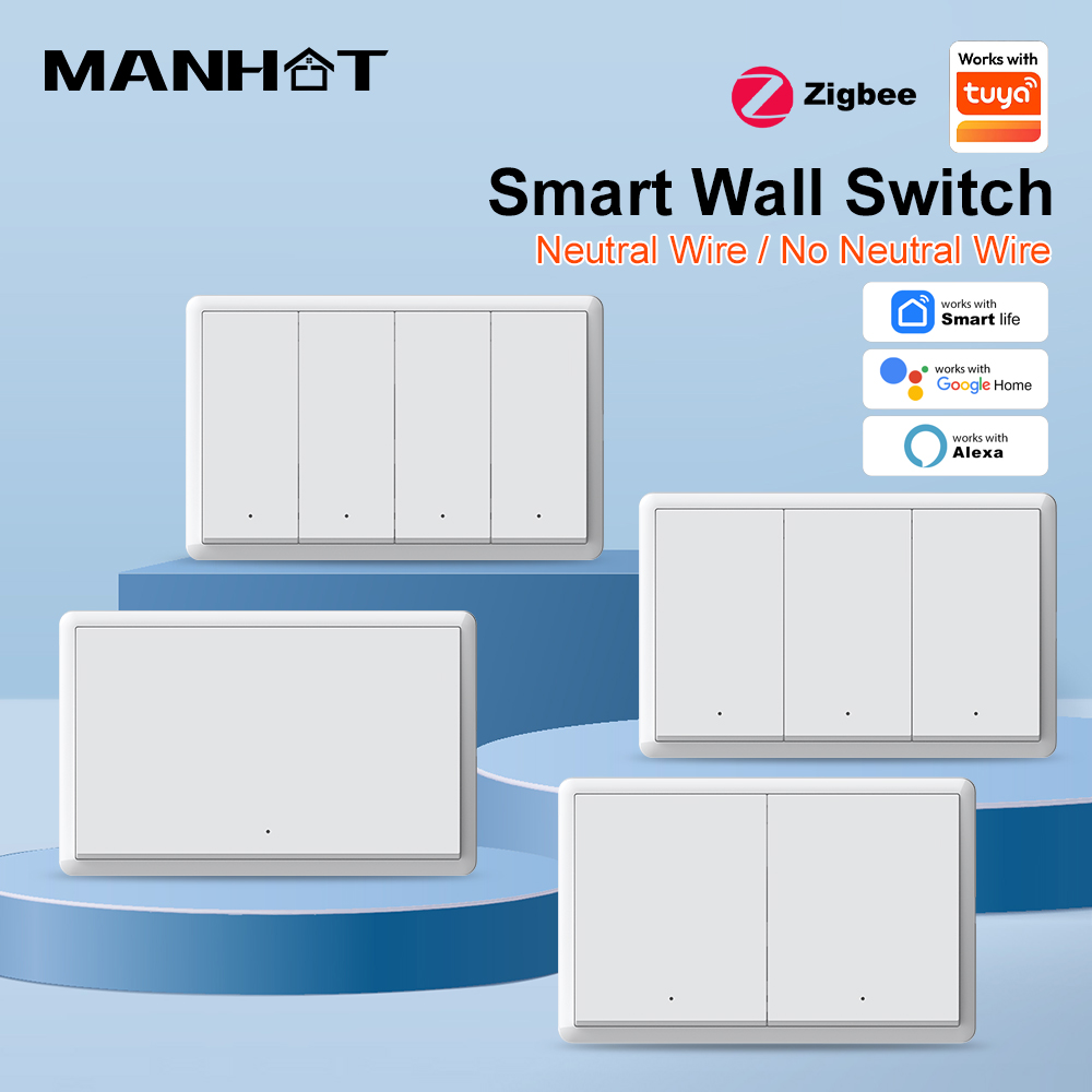 Smart Relay Tuya - Interruttore Intelligente ZigBee3.0 MANHOT Senza Filo