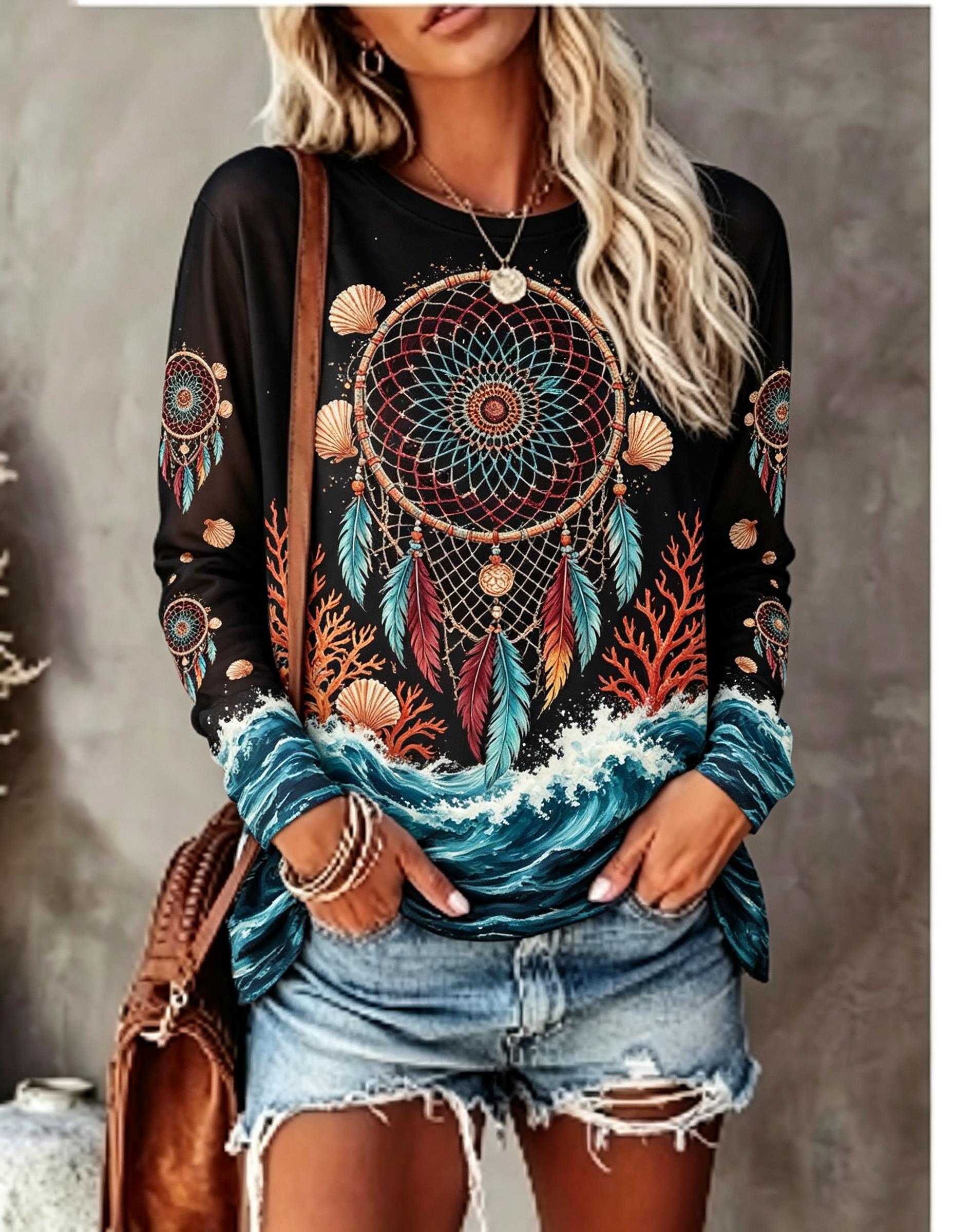 T-shirt da donna a maniche lun - Shelly recensione e prezzo