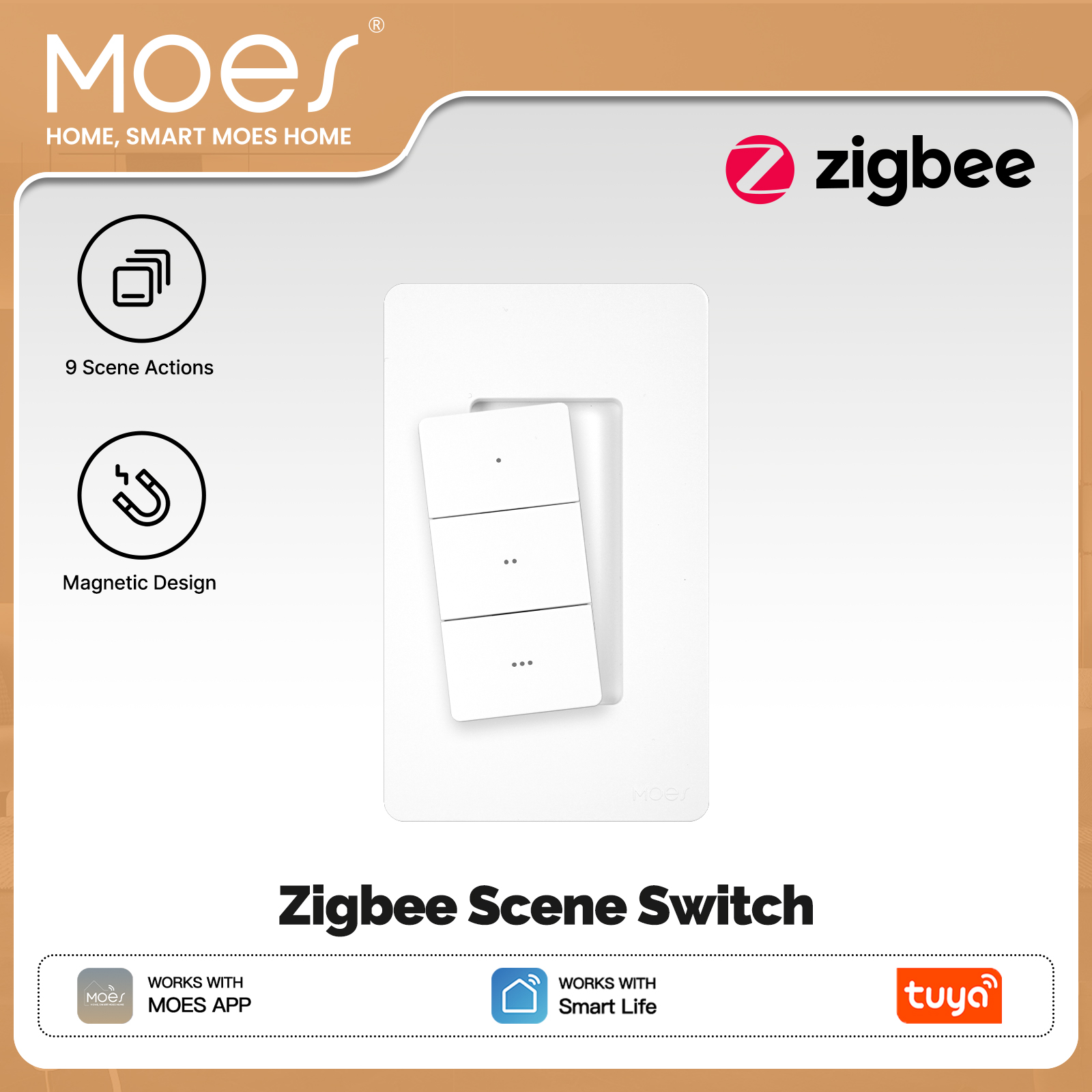 MOES Tuya Zigbee Smart Wireles - Smart Relay Tuya recensione e prezzo