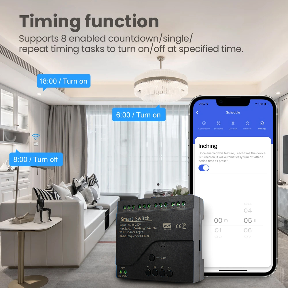 Modulo relè WiFi intelligente  - Tuya 4 Channel recensione e prezzo