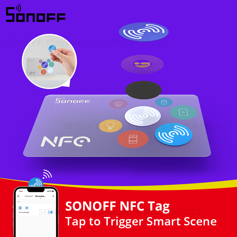 SONOFF NFC Tag Ntag215 Adesivo - Sonoff recensione e prezzo